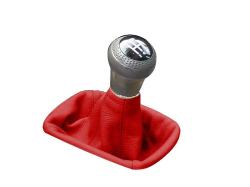 RedlineGoods Scion FR-S shift boot Red leather-Black thread Boots RedlineGoods FR - SshiftRL-BT