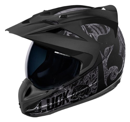 Icon Variant Construct Hard Luck Helmet (Medium, Charcoal) Helmets ICON 0101-7148