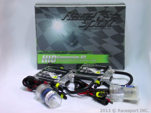Vision Extreme H9-10K-VE 10,000K HID Conversion Kit w/ Dual Beam Bulbs & Slim AC Ballasts (European Blue) Headlight Bulb Retainers Vision Extreme H9-10K-VE