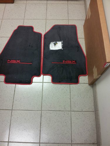 ACURA OEM FACTORY FLOOR MATS 1999-2005 NSX BLACK AND RED Flooring & Carpeting Acura 08P15-SL0-211A