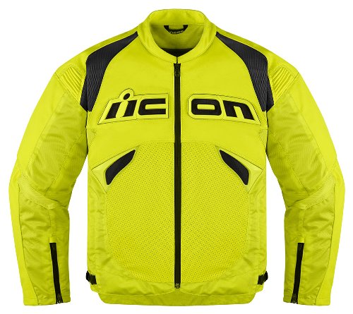 Icon Sanctuary Jacket (Medium, Hi-Viz Yellow) Jackets & Vests ICON 2810-2436