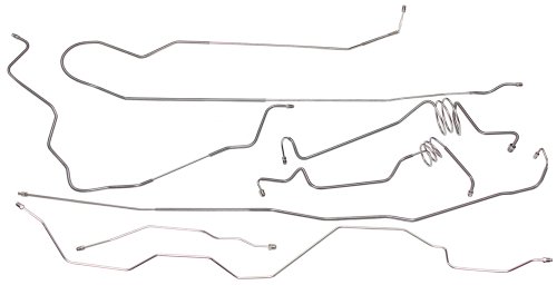Inline Tube FRB9441 Ford F-150 4wd Power Disc Brake Line Set 7pc, Shortbed, Complete OEM Brake Line Set ABS Inline Tube FRB9441