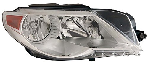 VW Passat C 09-12 Headlight Assembly Pair Side Marker Assemblies Depo 341-1128R-AS, 341-1128L-AS