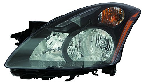 For Nissan Altima Sedan/Hybird 10-12 Headlight unit HALGOEN BLK Bezel SET Headlight Bulbs Depo 315-1177P-US2