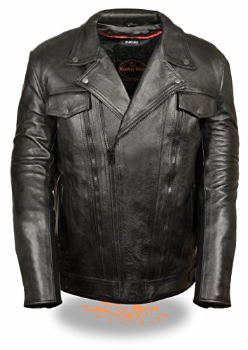 Jackets & Vests LEATHER KING SH1018TALL-MD-T-BLACK