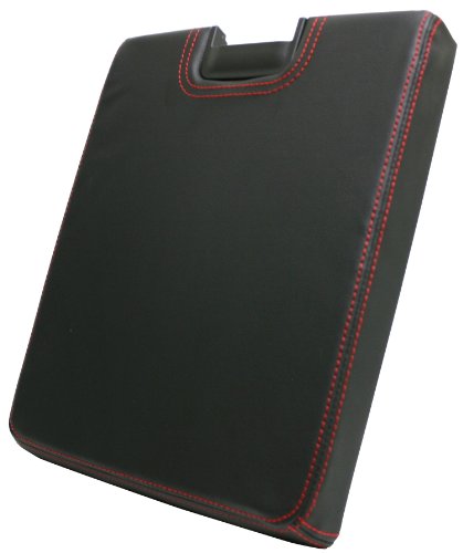 IPCW (G01BR) Black Front Center Console Lid with Red Stitching Center Consoles IPCW G01BR