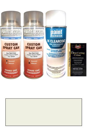 2014 Subaru Forester Satin White Pearl Tricoat 37J/EH6 Touch Up Paint Spray Can Kit - Original Factory OEM Automotive Paint - Color Match Guaranteed Touchup Paint PaintScratch Automotive Touch Up Paint 8640st-388-spt