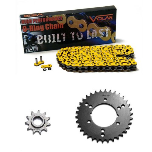 Chain & Sprocket Kits Volar Motorsport, Inc SF3221-13+SR1478-34+520x84-O-Yellow-6