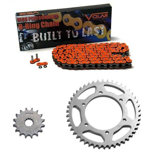 Chain & Sprocket Kits Volar Motorsport, Inc JTF512-17+JTR1793-45+520x116-O-Orange-1