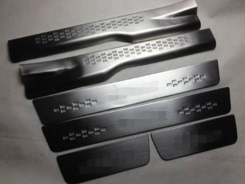 Stainless Steel Door Sill Plate Trim Scuff Panel Fit For Mitsubishi ASX RVR ( Outlander sport ) 6pcs 2010 2011 Door Entry Guard etop etop301-CCA14-02-A075