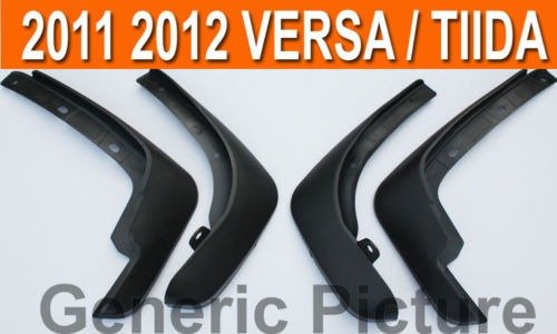 A Set Of 4PCS Rear Mud Flap Splash Guard Mudguard Fit For 2011 2012 NISSAN VERSA / TIIDA HATCH Mud Flaps & Splash Guards Meizhoushi MZS201-CBM13-12-A183
