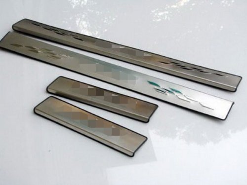 Stainless Steel Door Sill Scuff Plate Cover Trim Fit For nissan QASHQAI Dualis 2007 2008 2009 2010 2011 Door Entry Guard LIN LIN-CCA14-02-A063