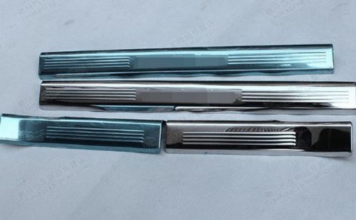 Stainless Steel Door Sill Scuff Plate Cover Trim Fit For Mercedes-Benz GLK 300 GLK 350 2010 2011 2012 Door Entry Guard LIN LIN-CCA14-02-A091