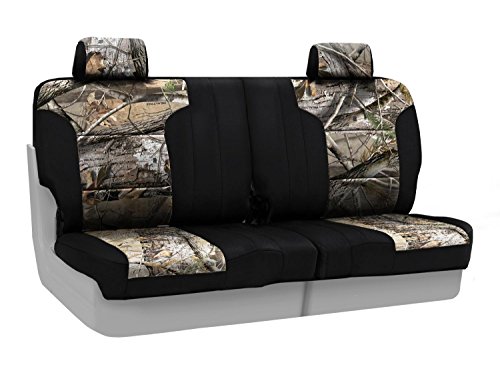 Coverking Front 50/50 Bucket Custom Fit Seat Cover for Select GMC S15 Models - Neosupreme (Realtree AP Camo with Black Sides) Accessories Skanda CSC2RT03GM7210