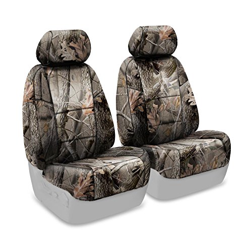 Coverking Front 50/50 Bucket Custom Fit Seat Cover for Select Chevrolet Silverado Models  - Neoprene (Realtree Hardwoods Camo Solid) Accessories Coverking CSCF56CH9605