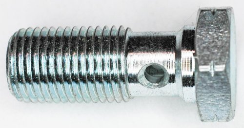 10MM-1.0 Banjo Bolt X 24MM Long Zinc Plt. -Fluid Bolt Adapter Fitting - Hoses GRAYSTONE BB02-10M-1.00 X 24MM-Z