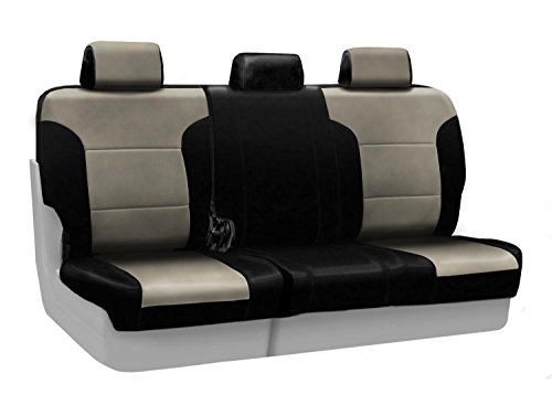 Coverking Custom Fit Center 40/60 Seat Cover for Select Dodge Journey Models - Alcantara (Beige) Accessories Coverking CSCAT0DG9550