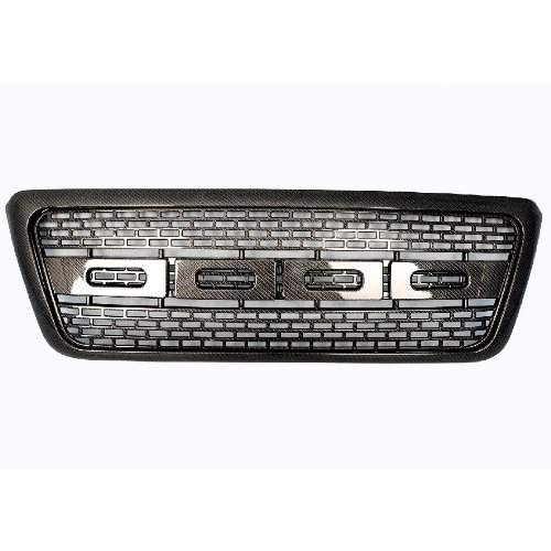 E-Autogrilles 41-0131CF ABS Carbon Fiber Raptor Packaged Grille Grilles E-Autogrilles 41-0131CF