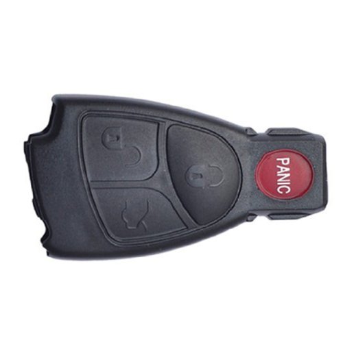 For 2007 Mercedes-Benz C350, E320, GL450, GL550, R320, SLK280 4 Buttons New replacement Keyless Remote Entry Key fob Case Shell (3+1panic, Just a Empty Key shell, No chips inside) Electrical For Mercedes Benz