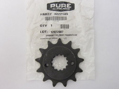Polaris ATV OEM Front Forward 13T 13 Tooth Sprocket Predator, Outlaw, 500 3222149 Sprockets Polaris 3222149