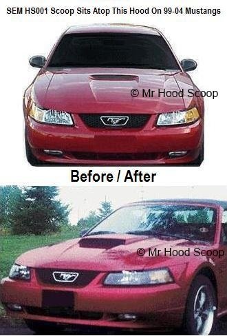 Hood Scoops SEM SEM-HS001pmustang