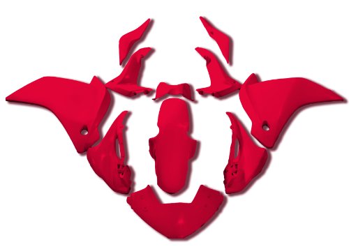 Fairing Kits Yana Shiki Parts & Accessories BKH212RED