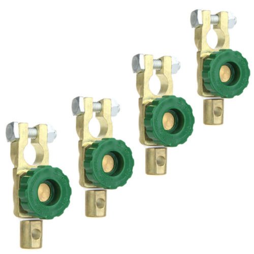 4x Universal Battery Terminal Cut-off Kill Switch Disconnect Switch Link Car Battery Switches open shopping