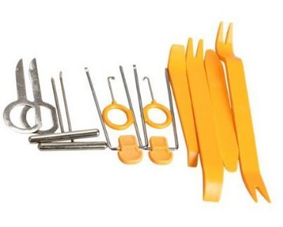 Eforcase 12Pcs Car Auto Vehicle Radio Stereo, Dash Removal Installation Tools Kits Radio Accessories Eforcase