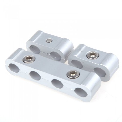 Sky Buddy 3pcs Engine Spark Plug Wires Separator Divider Clamp Kit for 8mm 9mm 10mm (silver) Wire Sets Sky Buddy ST308