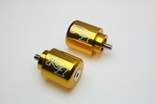 YAMAHA R1 Gold BAR ENDS 1998-2001 2002 2003 2004 2005 2006 2007 2008 2009 2010 Bar Ends Z10 BRT60G