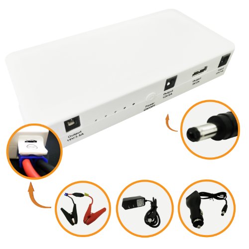 LB1 High Performance New 400 Amp Peak Portable Car Jump Starter with LED Flashlight - 12000mAh External Battery Charger Batteries & Accessories LB1 High Performance JS-E02S-XZ-PB00139