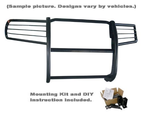 TYGER Black Grille Bumper Brush Guard Bull Bar #C74278 Custom Fit Avalanche 1500 Classic Grille & Brush Guards Tyger Auto TG-GG7C1025B