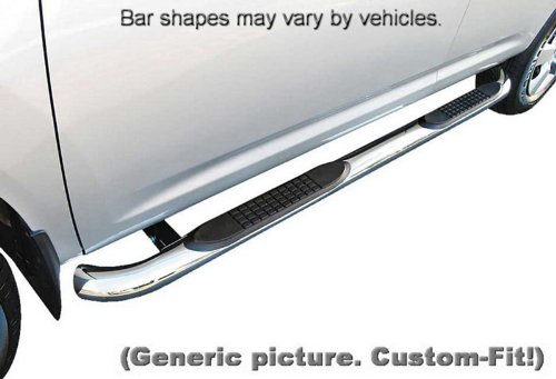 TYGER Custom Fit 00-04 Nissan Pathfinder Stainless Steel 3 Side Step Nerf Bars Running Boards(2pcs with Mounting Bracket Kit) Body Tyger Auto TG-NB3N2203S