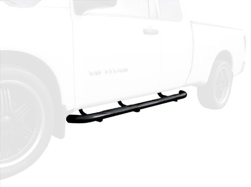 TYGER Custom Fit 04-14 Nissan Titan Extended/Ext Cab & King Cab Black 3 Side Step Nerf Bars Running Boards(2pcs with Mounting Bracket Kit) Body Tyger Auto TG-NB3N2211B