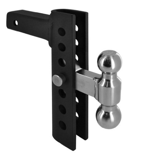 Andersen Mfg 3297 8 In. Ez Adjust Hitch - 1.87 x 2 In. Plated Steel Combo Ball With 7.5K, 8K Gtwr. Touchup Paint Andersen Mfg 3297