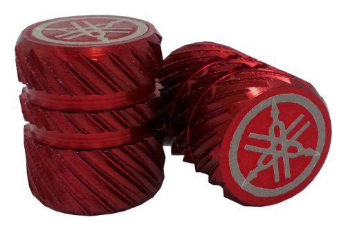 Yamaha Motorcycle Tire Valve Caps Dust Caps Red 90338W1018RE Valve Stems & Caps Yamaha 90338W1018RE