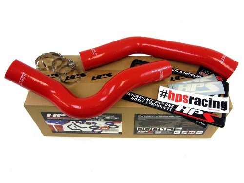 03-06 Dodge Viper SRT-10 8.3L V10 HPS Reinforced Red Silicone Radiator Hose Kit Coolant Radiator HPS 57-1317-RED