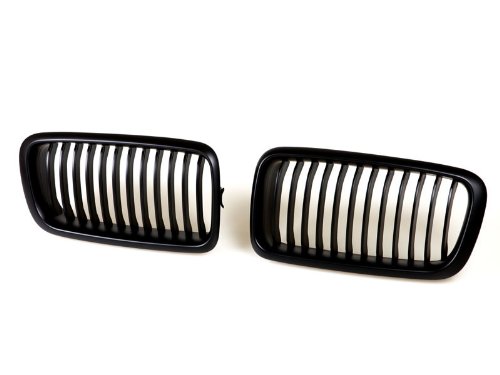 Deltalip 95-02 BMW E38 735/740/750 Black Front Hood Grill Grille Grilles Deltalip GR-00396