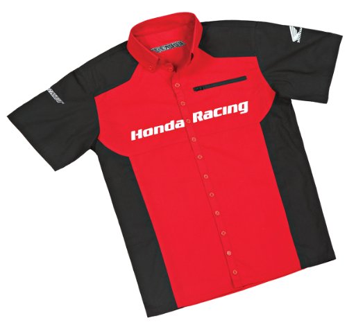 Sullivans Honda Racing Men's Honda Staff Shirt in Red/Black - 2X-Large Tops Honda Racing 1428-1103