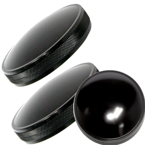 Gas Caps Speed Dealer Customs SD-GC-BAY-DM-BK-SET