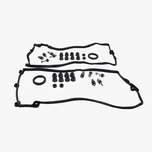 Valve Cover Gasket Sets Victor Reinz 15 37 33115 , 11 12 75 13194 , 11 12 75 13195 , 153733115 , 11127513194 , 11127513195 , 11 12 7 513 194 , 11 12 7 513 195 => BMW Engine Valve Cover Gasket Set Left & Right Victor Reinz OEM 13194/93195 => 2004 2005 2006 E53 Chassis X5 / 2004 2005 2006 E53 Chassis; N62 Engine X5 / 2004 2005 2006 2007 2008 2009 E60 Chassis 545i / 2004 2005 E63 Chassis 645Ci / 2006 2007 2008 2009 2010 E63 Chassis 650i / 2006 2007 2008 2009 2010 E64 Chassis 650i / 2002 2003 2004 2005 E65 Chassis 745i / 2006 2007 2008 E65 Chassis 750i /  2007 2008 E65 Chassis Alpina B7 / 2002 2003 2004 2005 E66 Chassis 745Li / 2006 2007 2008 E66 Chassis 750Li / 2007 2008 2009 2010 E70 Chassis X5