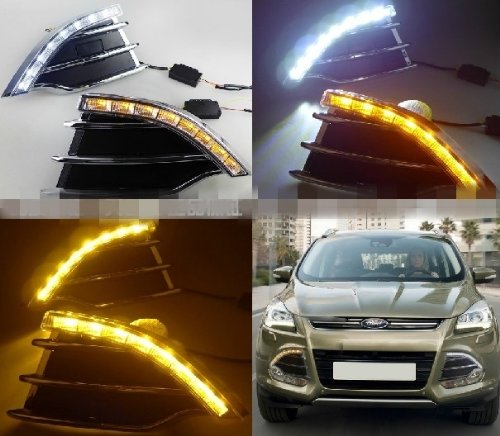AupTech Ford ESCAPE 2013 Daytime Running Lights Car LED DRL Daylight (1 Pair) Bulbs AupTech AUP-DRL-0079A