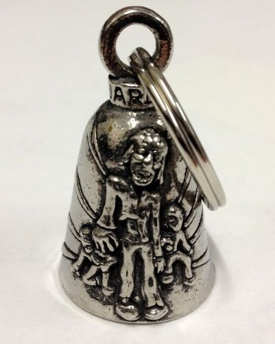 ZOMBIE HUNTER GUARDIAN BELL gremlin mod harley chopper soprtster honda goldwing Key Chains Guardian® Bell gbzh