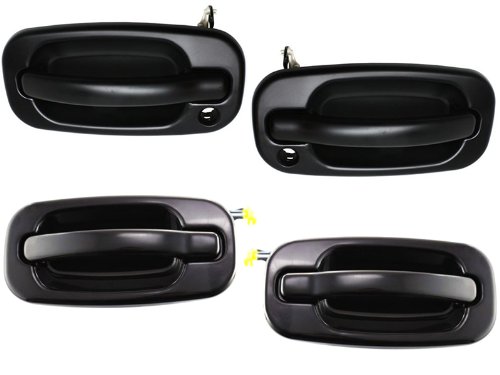ESCALADE AVALANCHE SILVERADO SUBURBAN 99 - 07 FR REAR paintable DOOR HANDLE SET Body Depo CV105703+04+13+14
