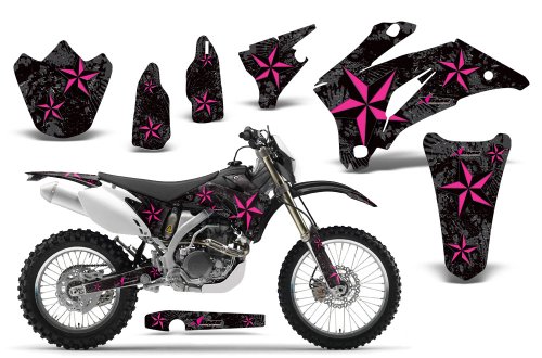2007-2011 Yamaha WR 250F/450F AMRRACING ATV Graphics Decal Kit-Northstar-Pink Decals AMR Racing 1311-110131-1910
