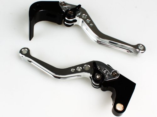 Deltalip Shorty Cnc Brake Clutch Lever Suzuki GSx-R1000 GSx-R750 GSx-R600 Silver Brake Deltalip LV-01224