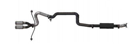 2013-14 Ford Focus 2.0 Liter Roush 3 High Flow Cat Back Performance Exhaust System; SE, S, ST & Titanium Models Cat-Back Systems Roush 421610