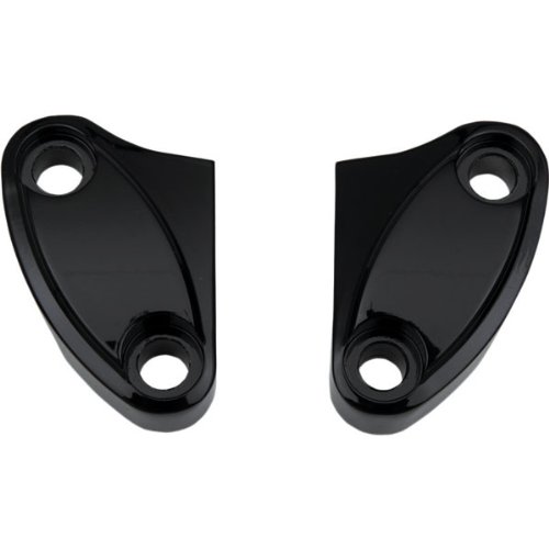 Black Handlebar Riser Clamp for Harley 1 in. Bars (C01110343) Handlebar Risers Generic C01110343
