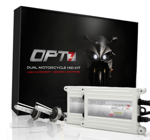 OPT7® H7 Bolt Slim AC 55w Motorcycle Xenon HID Kit - 10000K Deep Blue Plug-n-Play (Dual Headlight) Electrical OPT7 MT2-OPT7-5BB1-H7-10