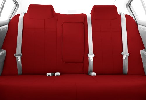 CalTrend Rear Row 40/60 Split Bench Custom Fit Seat Cover for Select Chrysler PT Cruiser Models - Neoprene (Red) Accessories CalTrend CR141-02PA